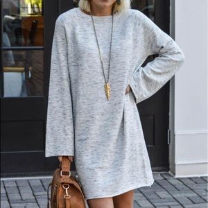 RD style grey sweater dress